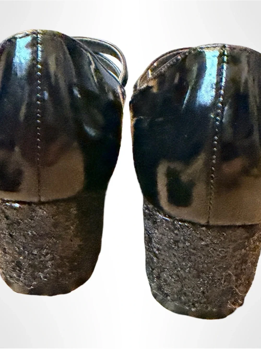 Cat & Jack Girls’ Black Patent Mary Jane Heel Shoes | Size 2